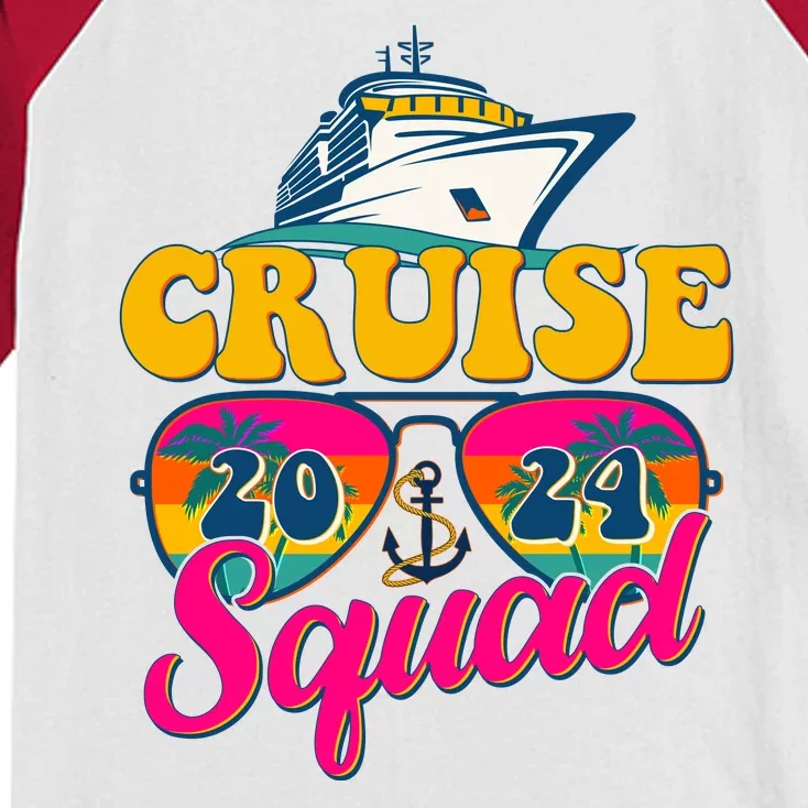 Cruise Squad 2024 Kids Colorblock Raglan Jersey