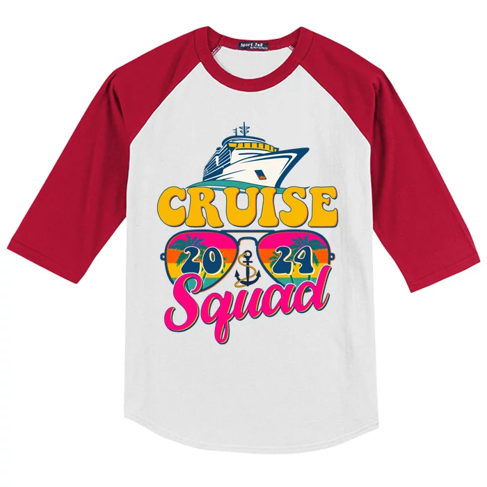 Cruise Squad 2024 Kids Colorblock Raglan Jersey