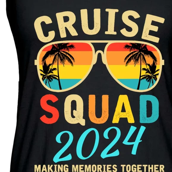 Cruise Squad 2024 Summer Vacation Matching Family Group Ladies Essential Flowy Tank