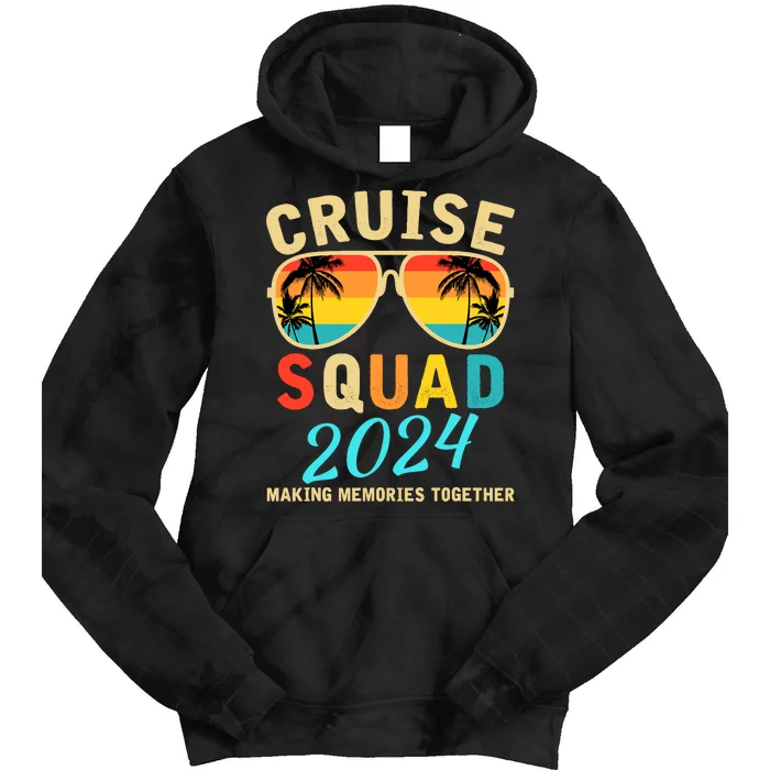 Cruise Squad 2024 Summer Vacation Matching Family Group Tie Dye Hoodie