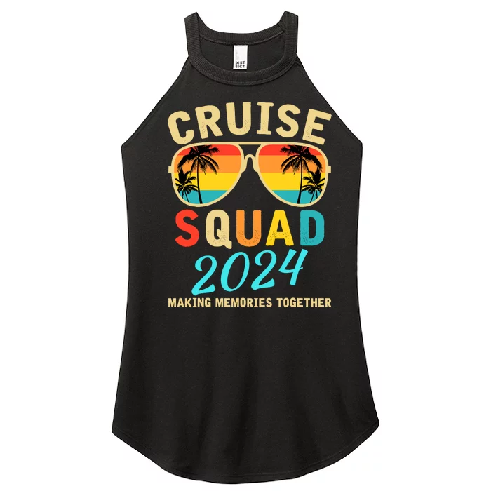 Cruise Squad 2024 Summer Vacation Matching Family Group Women’s Perfect Tri Rocker Tank