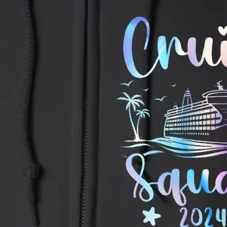 Cruise Squad 2024 Matching Family Vacation Full Zip Hoodie