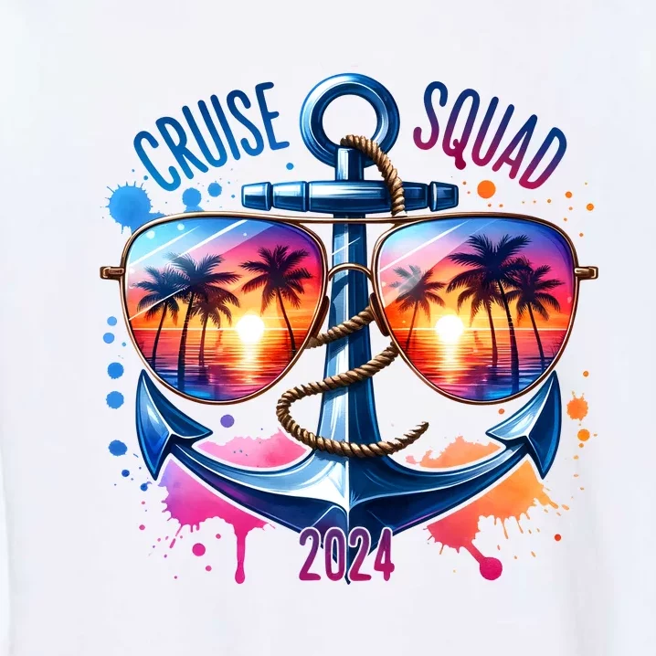 Cruise Squad 2024 Sunglass Matching Team Garment-Dyed Sweatshirt