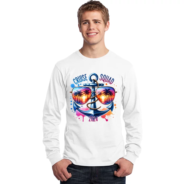 Cruise Squad 2024 Sunglass Matching Team Long Sleeve Shirt