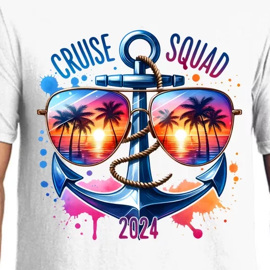 Cruise Squad 2024 Sunglass Matching Team Pajama Set