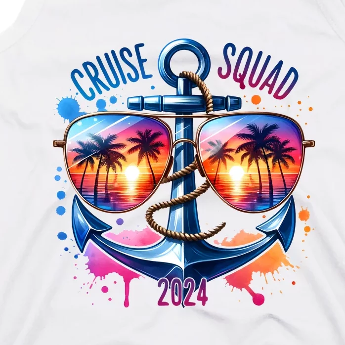 Cruise Squad 2024 Sunglass Matching Team Tank Top