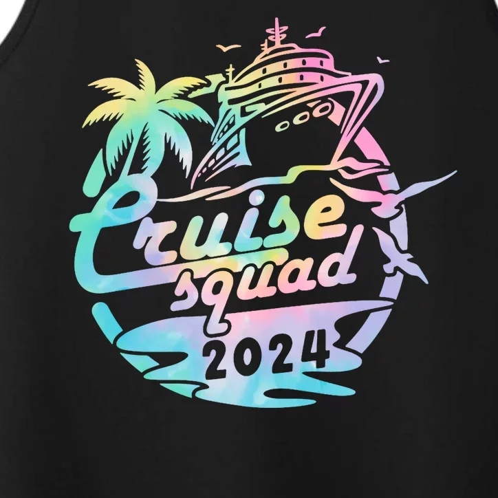 Cruise Squad 2024 Tropical Vacation Performance Tank