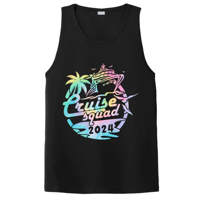 Cruise Squad 2024 Tropical Vacation Performance Tank