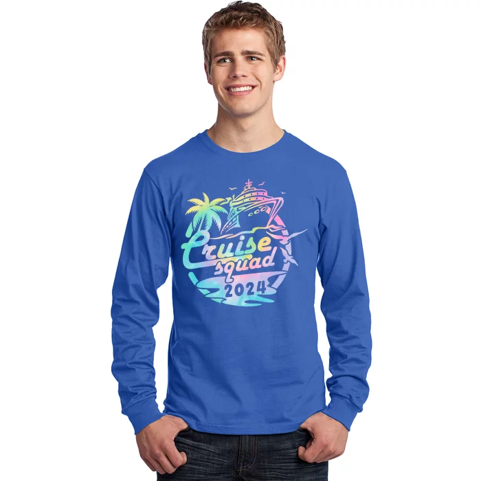 Cruise Squad 2024 Tropical Vacation Long Sleeve Shirt