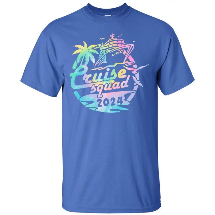 Cruise Squad 2024 Tropical Vacation Tall T-Shirt