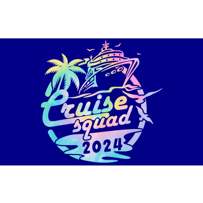 Cruise Squad 2024 Tropical Vacation Bumper Sticker