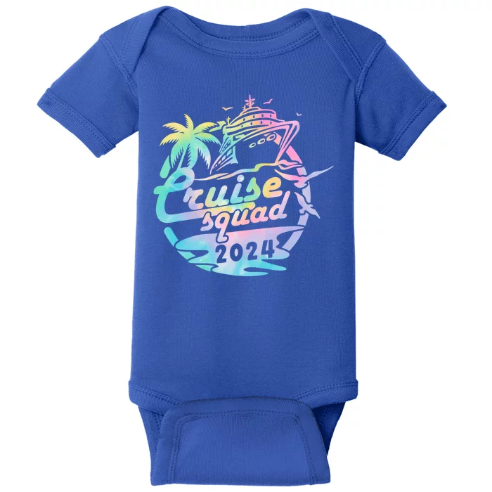 Cruise Squad 2024 Tropical Vacation Baby Bodysuit