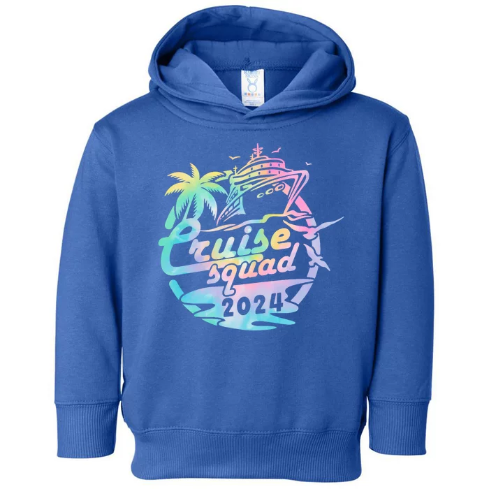 Cruise Squad 2024 Tropical Vacation Toddler Hoodie