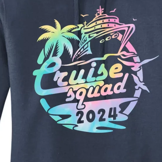 Cruise Squad 2024 Tropical Vacation Women's Pullover Hoodie