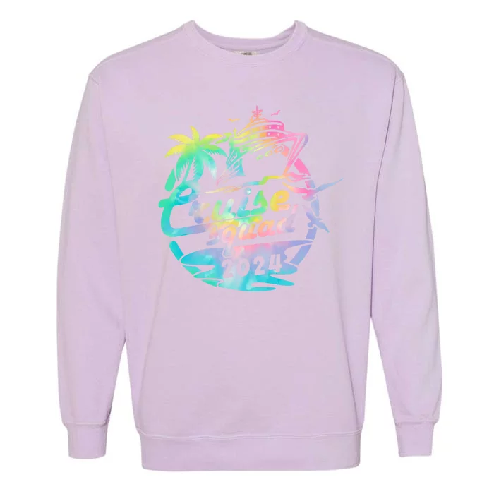 Cruise Squad 2024 Tropical Vacation Garment-Dyed Sweatshirt