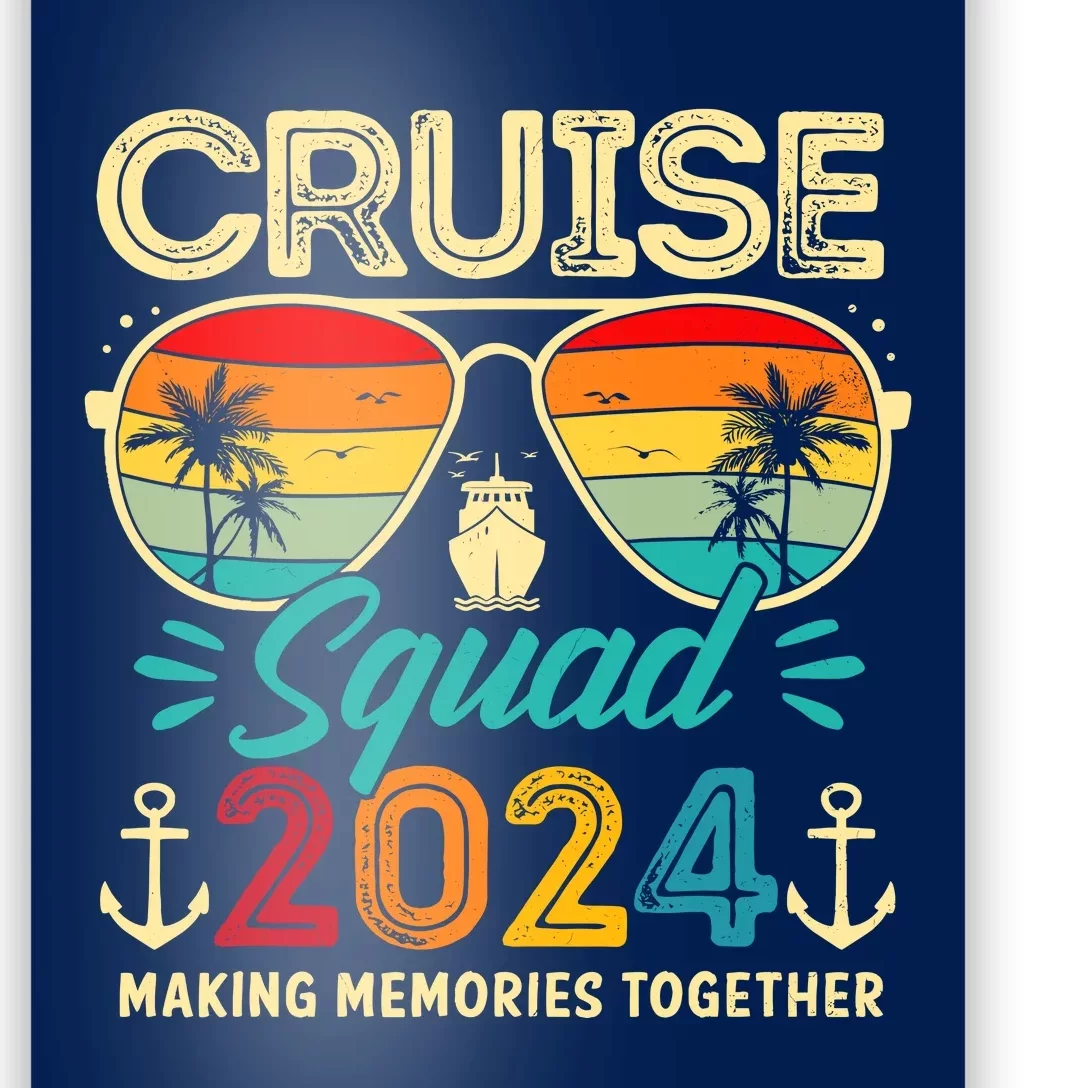 Cruise Squad 2024 Family Group Matching Summer Vacation Poster