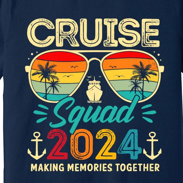 Cruise Squad 2024 Family Group Matching Summer Vacation Premium T-Shirt