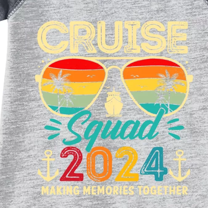 Cruise Squad 2024 Family Group Matching Summer Vacation Infant Baby Jersey Bodysuit