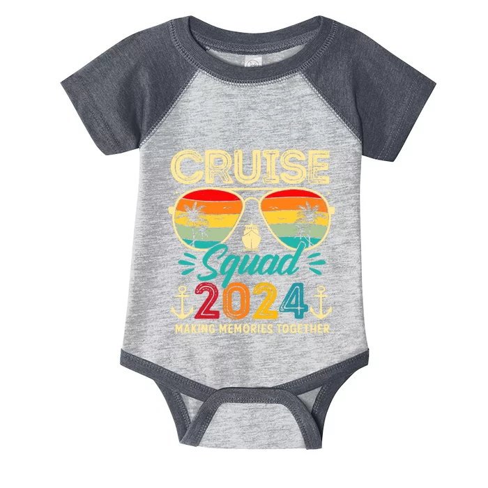 Cruise Squad 2024 Family Group Matching Summer Vacation Infant Baby Jersey Bodysuit