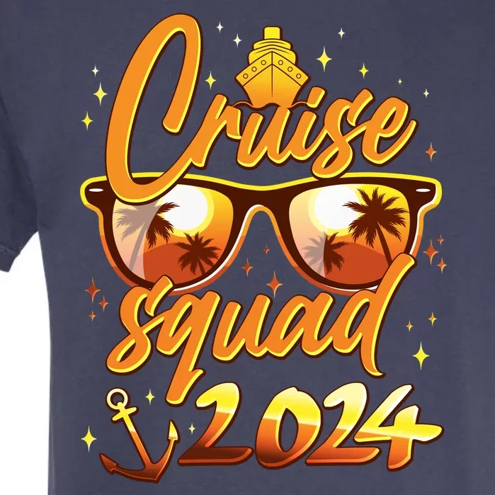 Cruise Squad 2024 Family Friends Vacation Garment-Dyed Heavyweight T-Shirt