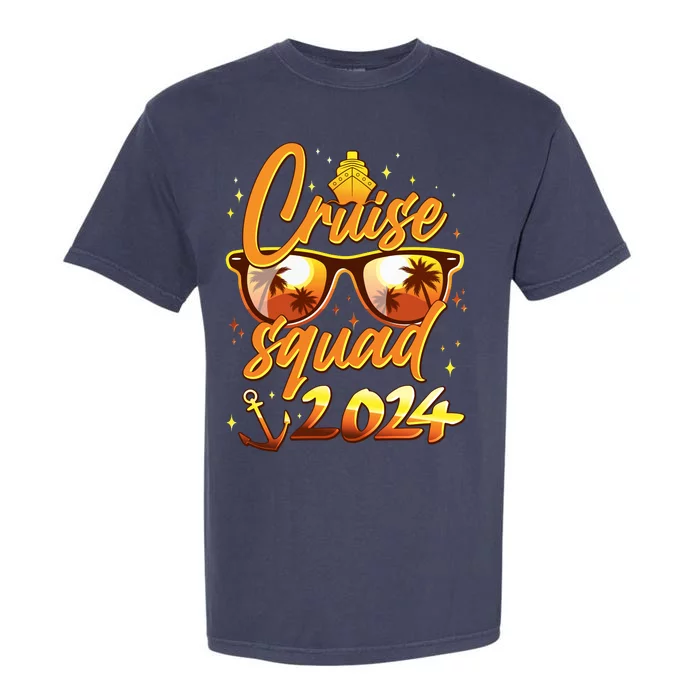 Cruise Squad 2024 Family Friends Vacation Garment-Dyed Heavyweight T-Shirt