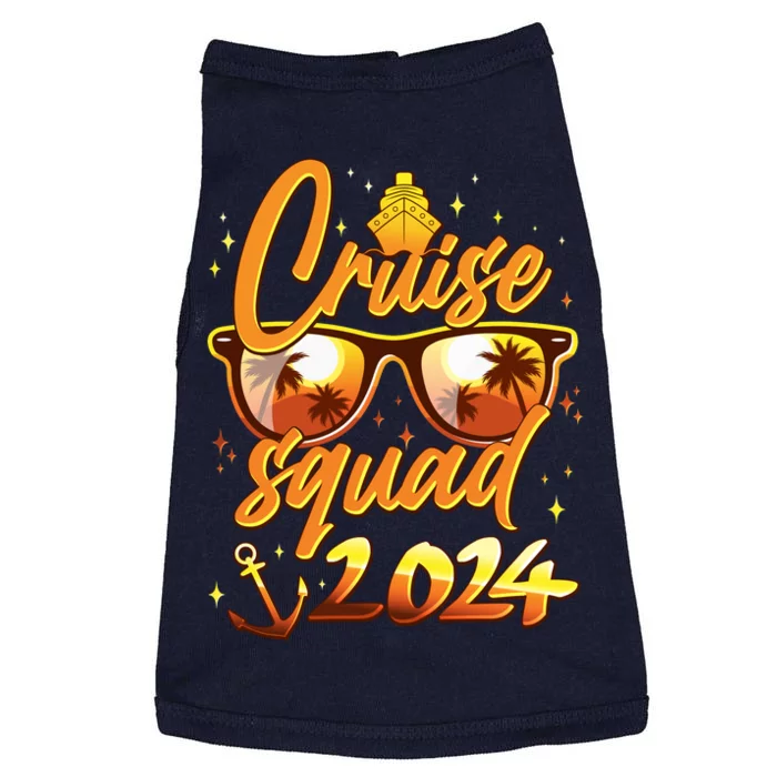 Cruise Squad 2024 Family Friends Vacation Doggie Tank