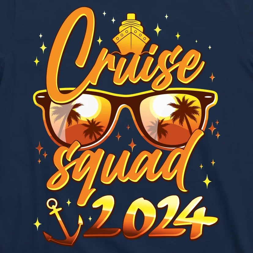 Cruise Squad 2024 Family Friends Vacation T-Shirt