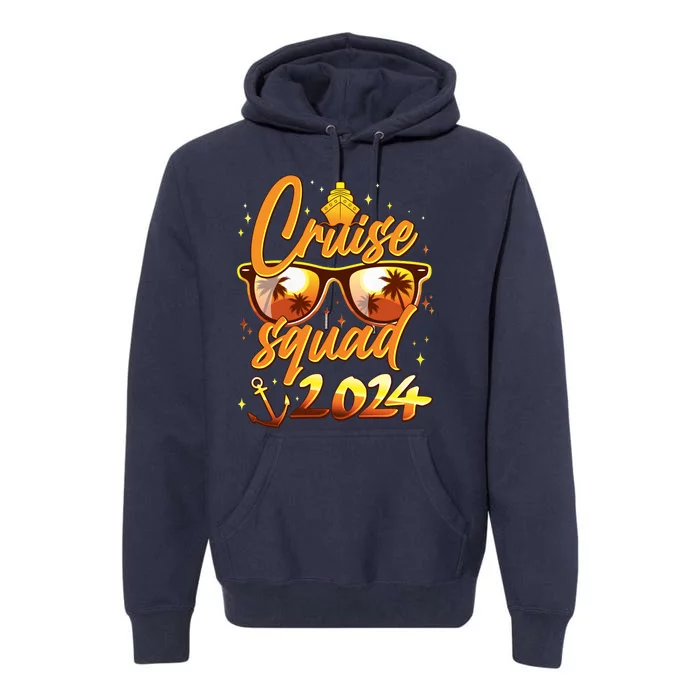 Cruise Squad 2024 Family Friends Vacation Premium Hoodie