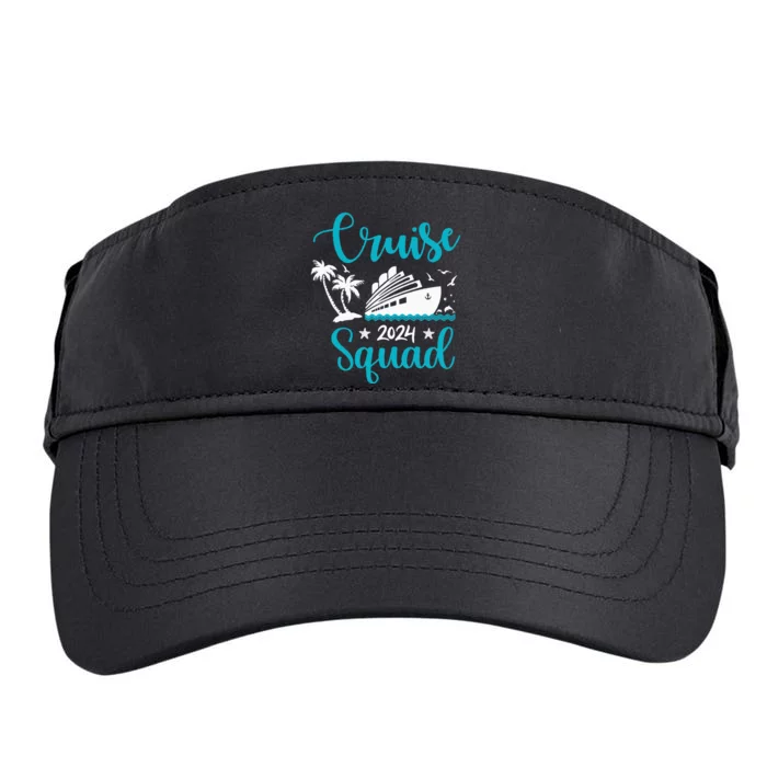 Cruise SQuad 2024 Family Matching Vacation Group Trip Party Adult Drive Performance Visor