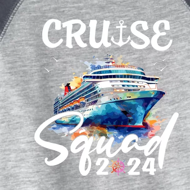 Cruise Squad 2024 Matching Family Cruise Trip Toddler Fine Jersey T-Shirt