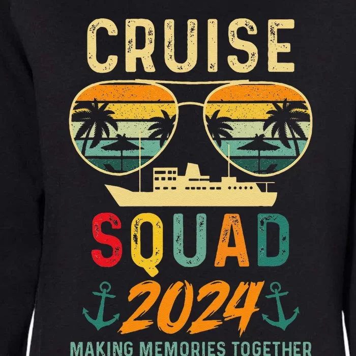 Cruise Squad 2024 Family Vacation Matching Group Summer Womens California Wash Sweatshirt