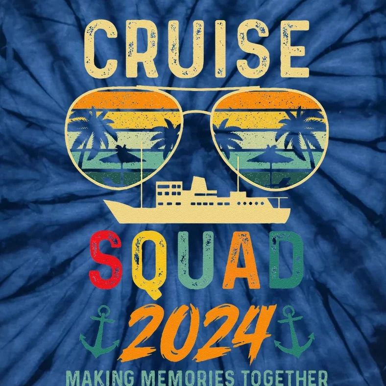 Cruise Squad 2024 Family Vacation Matching Group Summer Tie-Dye T-Shirt