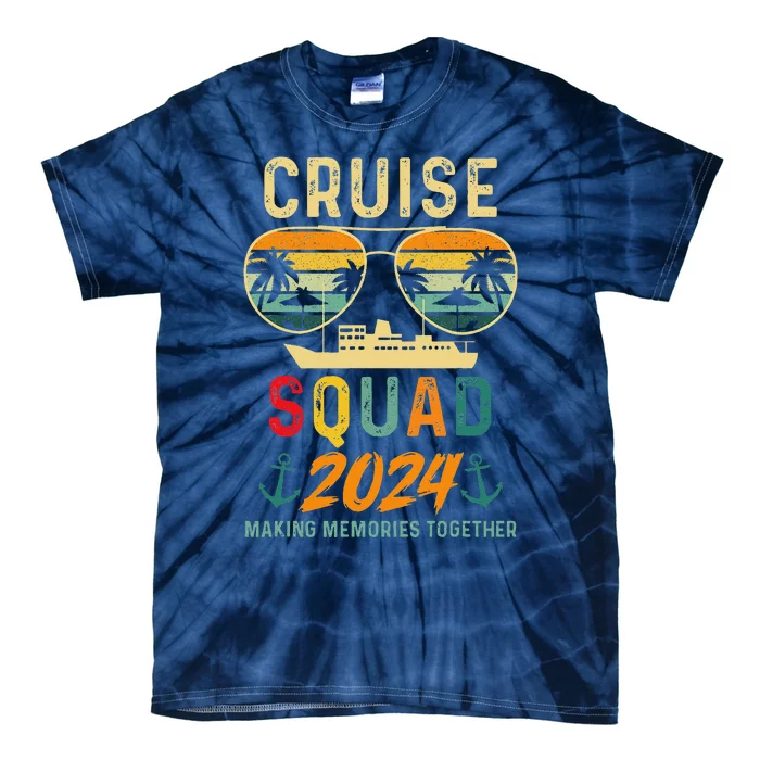 Cruise Squad 2024 Family Vacation Matching Group Summer Tie-Dye T-Shirt