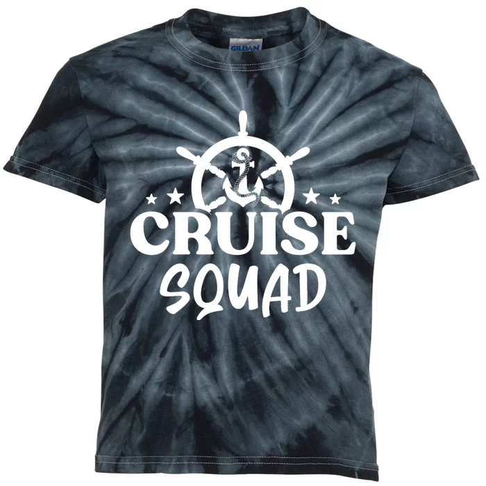 Cruise Squad 2024 Family Matching Vacation Kids Tie-Dye T-Shirt