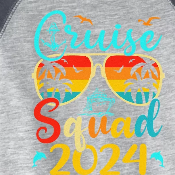 Cruise Squad 2024 Summer Vacation Matching Family Cruise Toddler Fine Jersey T-Shirt