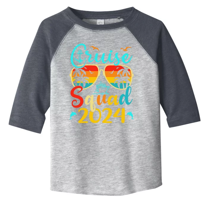 Cruise Squad 2024 Summer Vacation Matching Family Cruise Toddler Fine Jersey T-Shirt