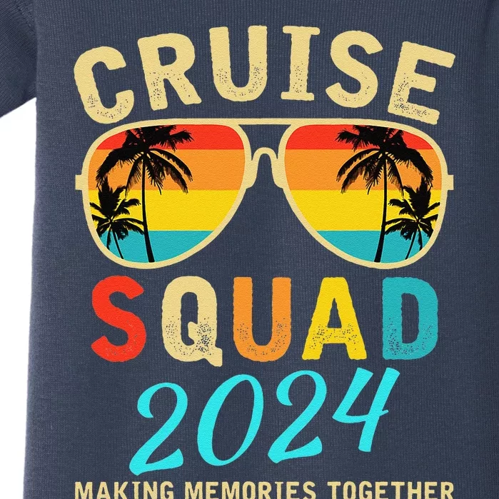 Cruise Squad 2024 Summer Vacation Matching Family Group Baby Bodysuit