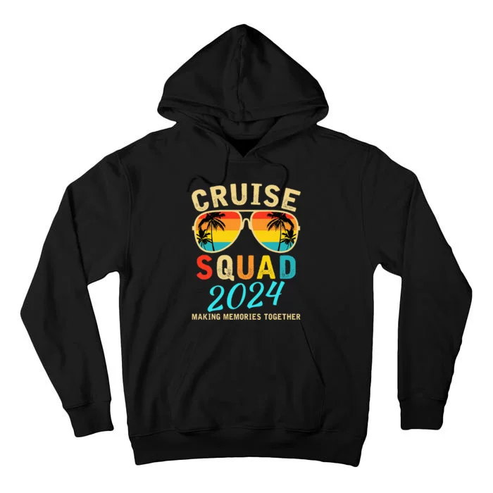 Cruise Squad 2024 Summer Vacation Matching Family Group Tall Hoodie