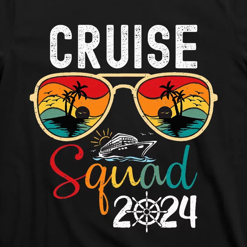 Cruise Squad 2024 Summer Beach Vacation T-Shirt