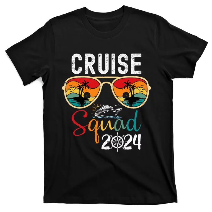 Cruise Squad 2024 Summer Beach Vacation T-Shirt