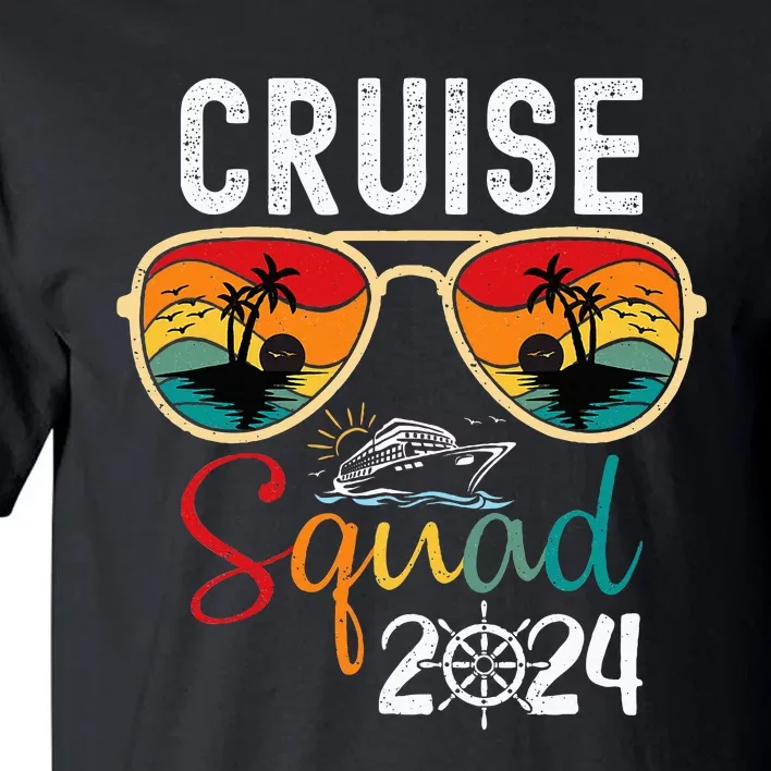 Cruise Squad 2024 Summer Beach Vacation Tall T-Shirt