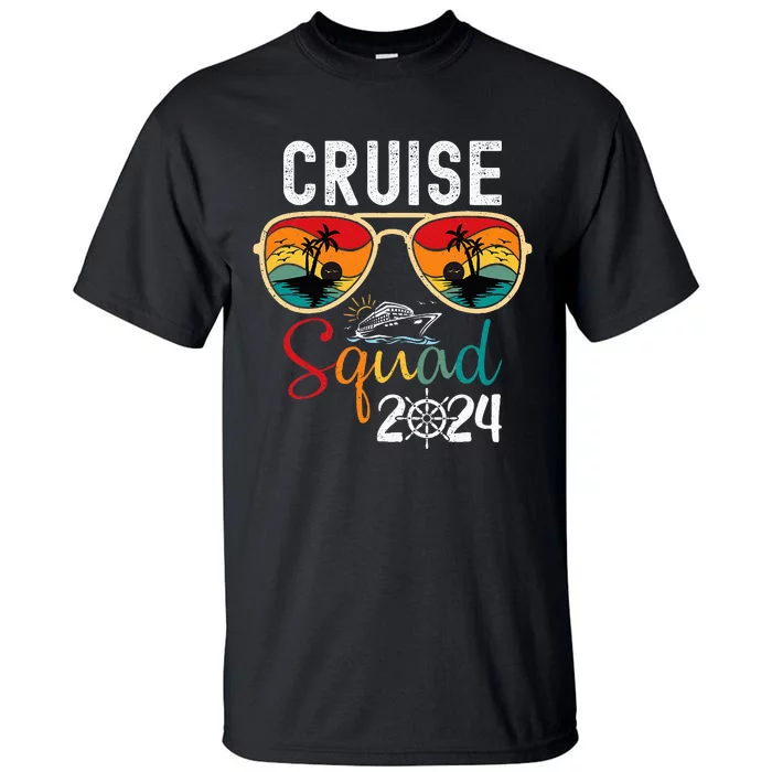 Cruise Squad 2024 Summer Beach Vacation Tall T-Shirt