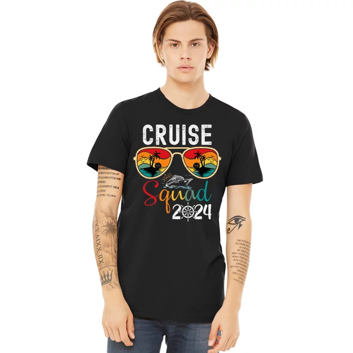 Cruise Squad 2024 Summer Beach Vacation Premium T-Shirt