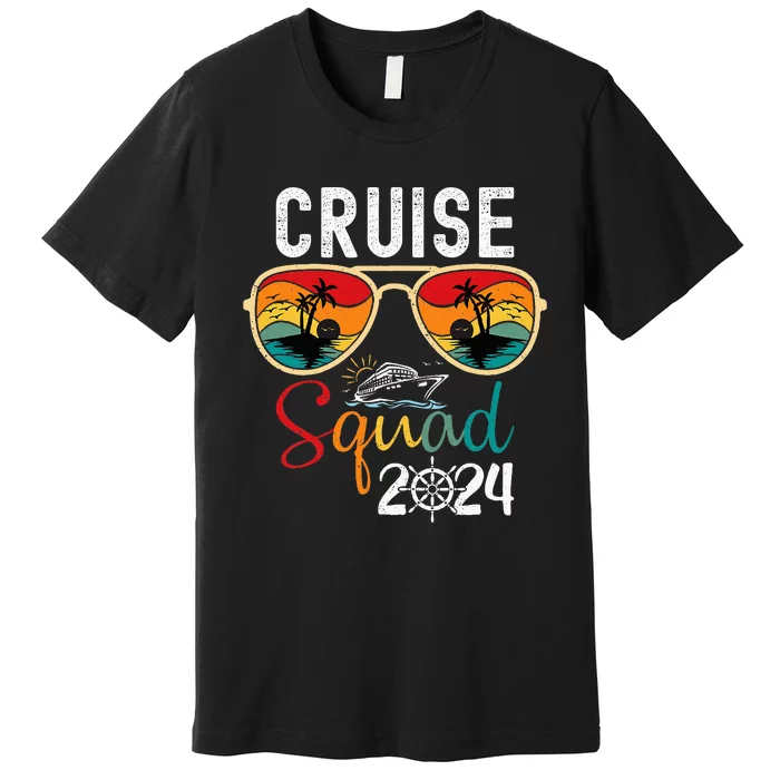 Cruise Squad 2024 Summer Beach Vacation Premium T-Shirt