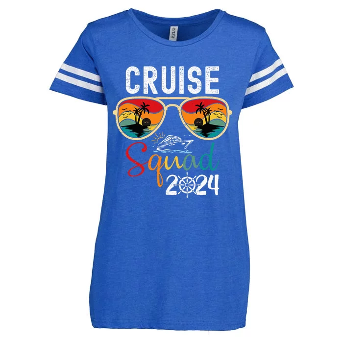 Cruise Squad 2024 Summer Beach Vacation Enza Ladies Jersey Football T-Shirt