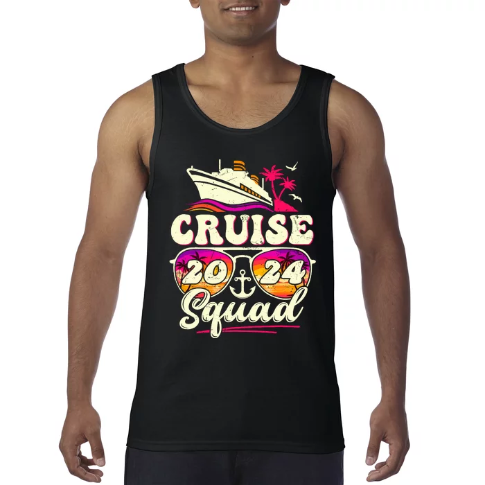 Cruise Squad 2024 Family Vacation Matching Family Group Tank Top