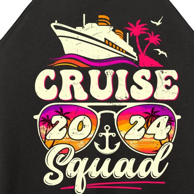 Cruise Squad 2024 Family Vacation Matching Family Group Women’s Perfect Tri Rocker Tank