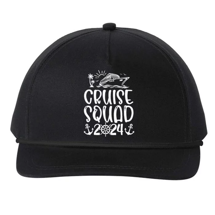 Cruise Squad 2024 Vacation Matching Family Snapback Five-Panel Rope Hat