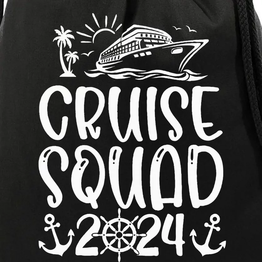 Cruise Squad 2024 Vacation Matching Family Drawstring Bag