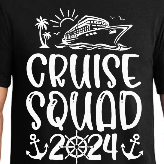 Cruise Squad 2024 Vacation Matching Family Pajama Set